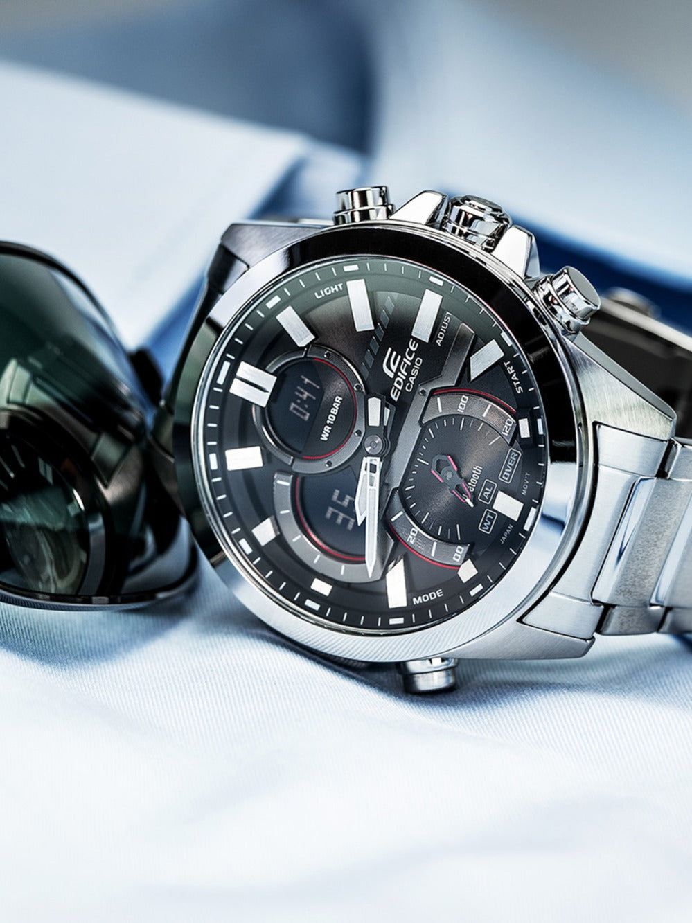 Casio ECB-30D-1AEF Edifice laikrodis 48mm 10ATM