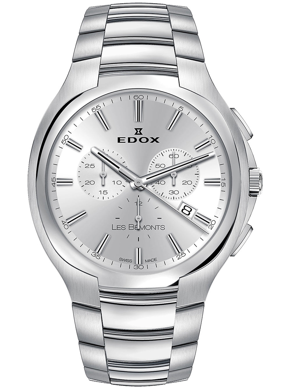 Edox 10239-3-AIN Les Vauberts Chronograph vyriškas laikrodis 42mm 3ATM