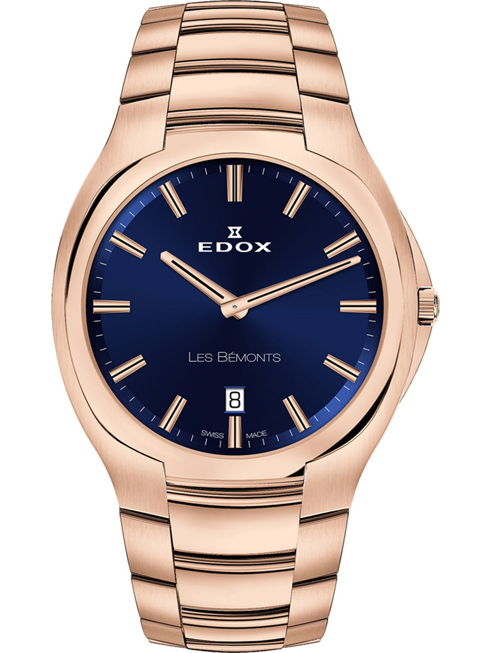 Edox 56003-37R-BUIR Les Bemonts vyriškas laikrodis 40mm 3ATM