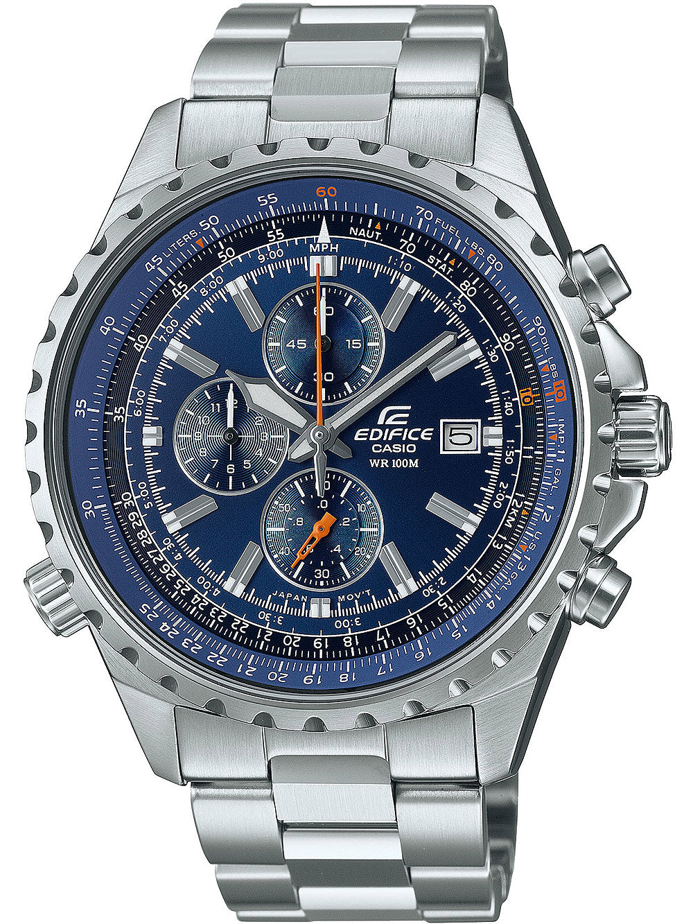 Casio EF-527D-2AVUEF Edifice vyriškas laikrodis 44mm 10ATM