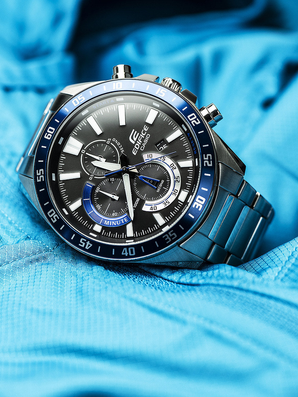 Casio EFV-620D-1A2VUEF Edifice vyriškas laikrodis 49mm 10ATM