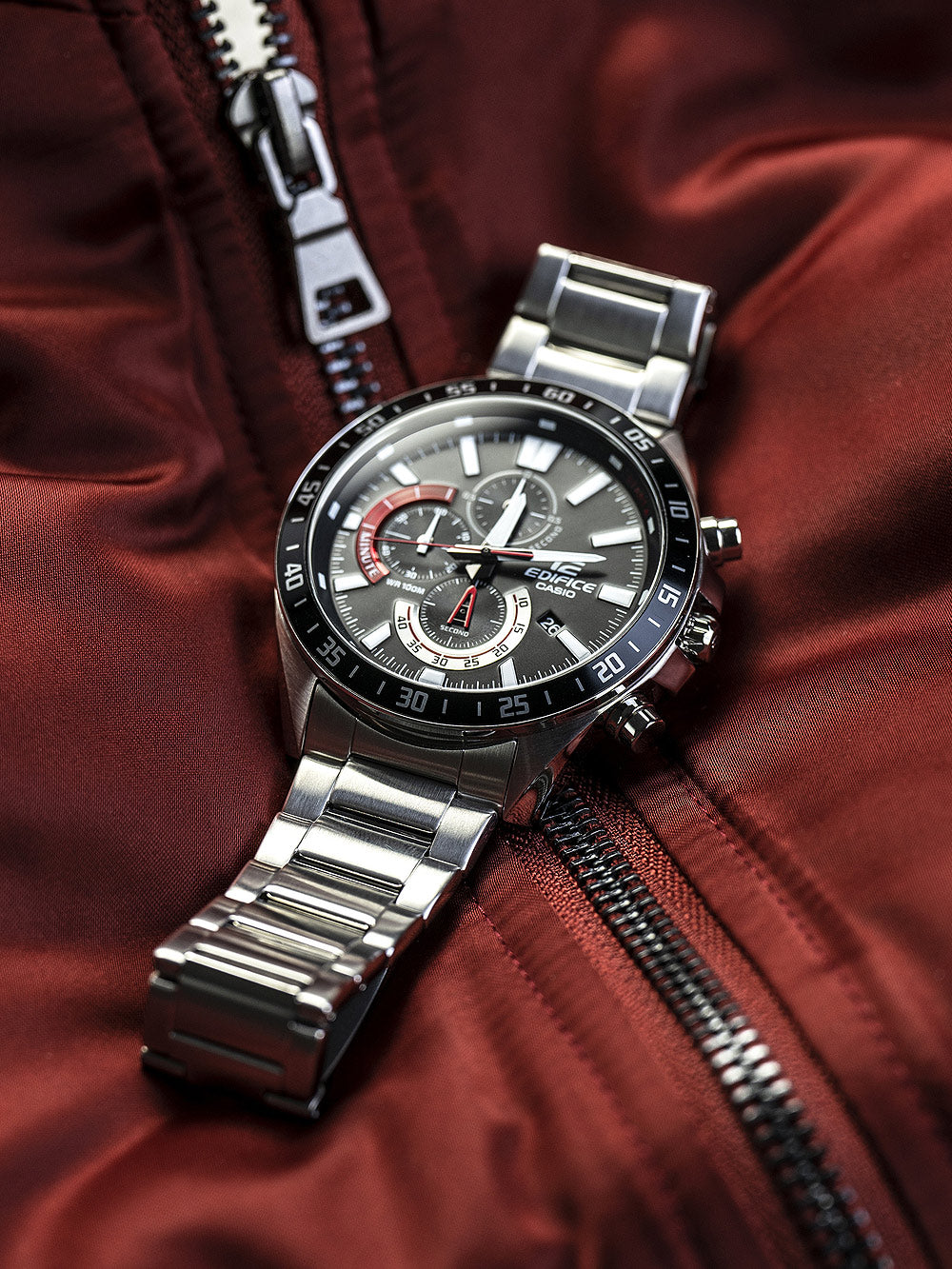 Casio EFV-620D-1A4VUEF Edifice vyriškas laikrodis 49mm 10ATM