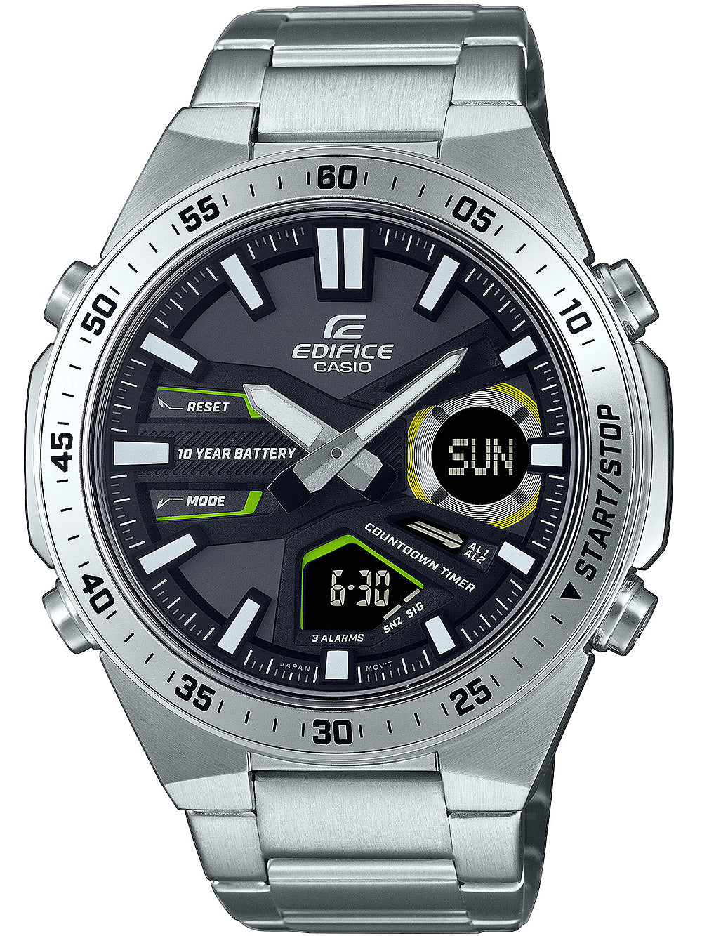 Casio EFV-C110D-1A3VEF Edifice vyriškas laikrodis 46mm 10ATM