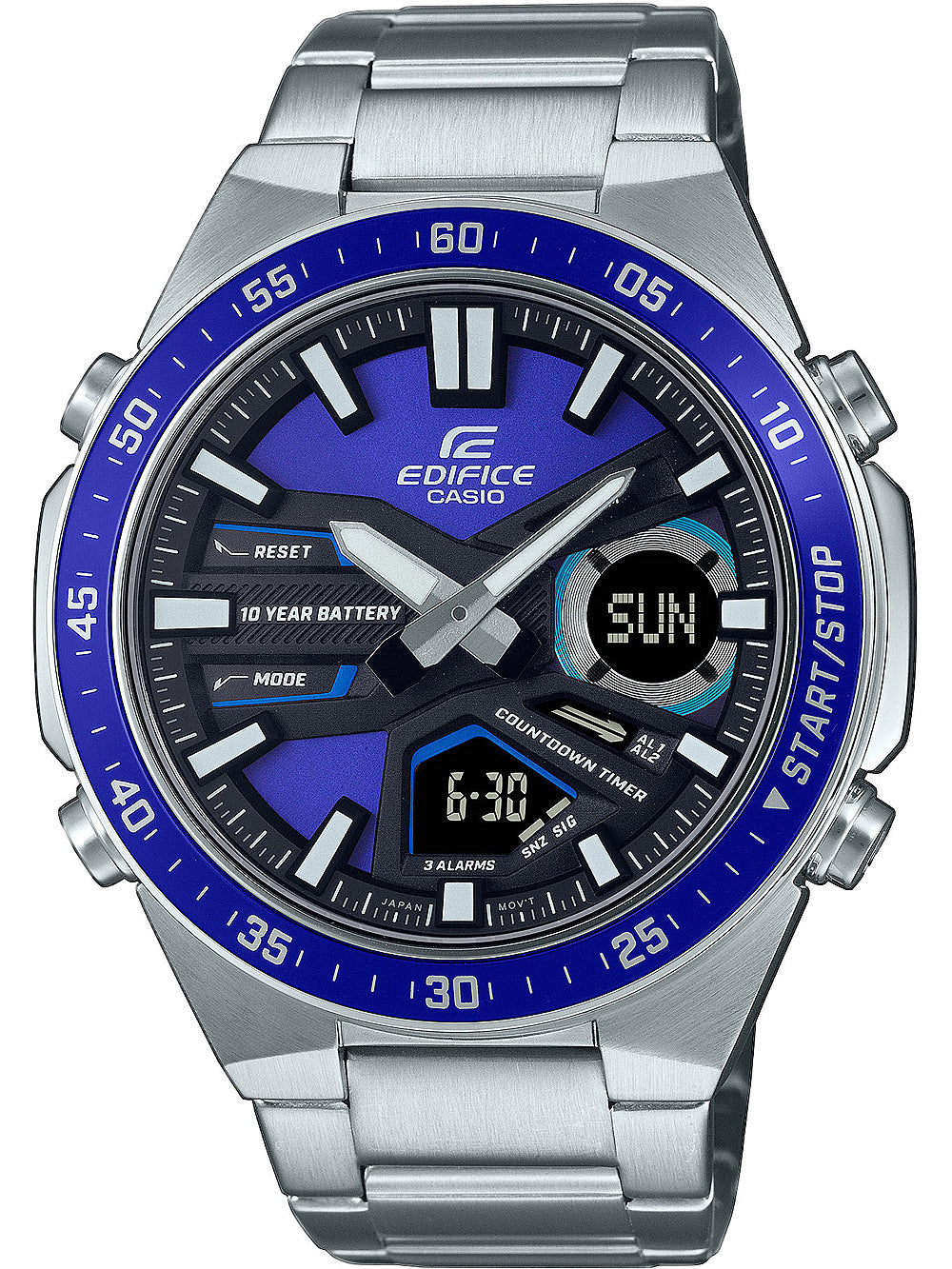 Casio EFV-C110D-2AVEF Edifice vyriškas laikrodis 46mm 10ATM