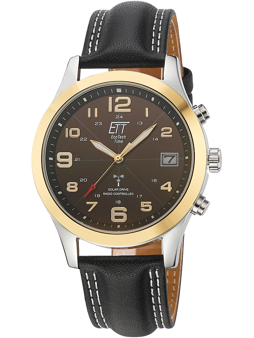 ETT EGS-11486-32L Solar Drive radio controlled Gobi vyriškas laikrodis 41mm 5ATM