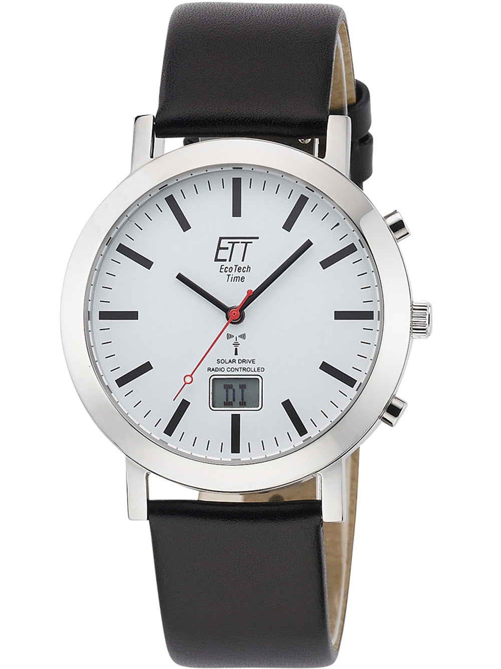 ETT EGS-11577-11L vyriškas laikrodis Solar Radio-Controlled 41mm 5ATM