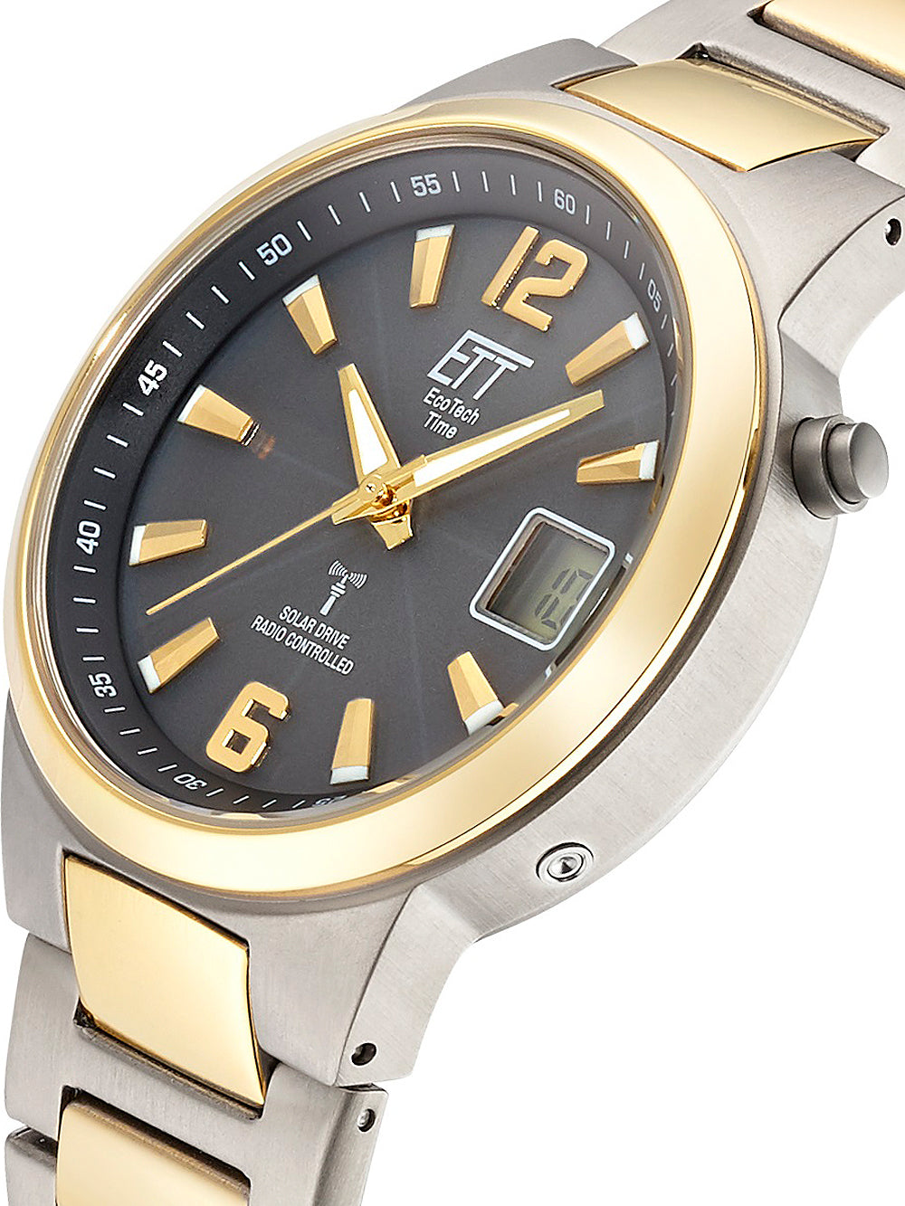 ETT EGT-11468-21M Solar Drive radio contr. Everest II Titan 41mm 5ATM