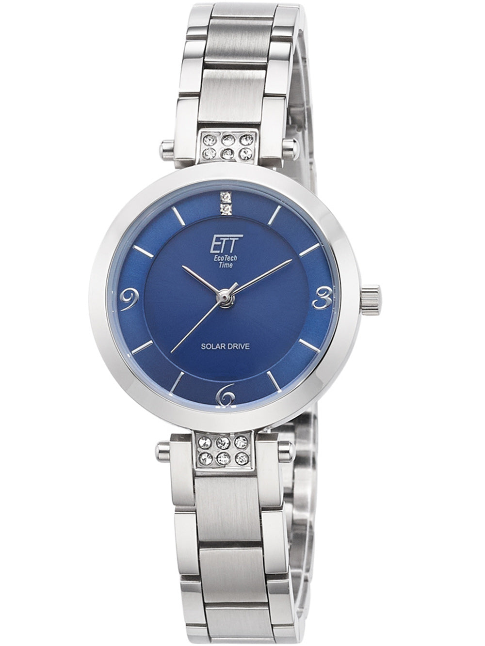 ETT ELS-12142-31M Diamond Lady Solar Drive moteriškas laikrodis 30mm 5ATM