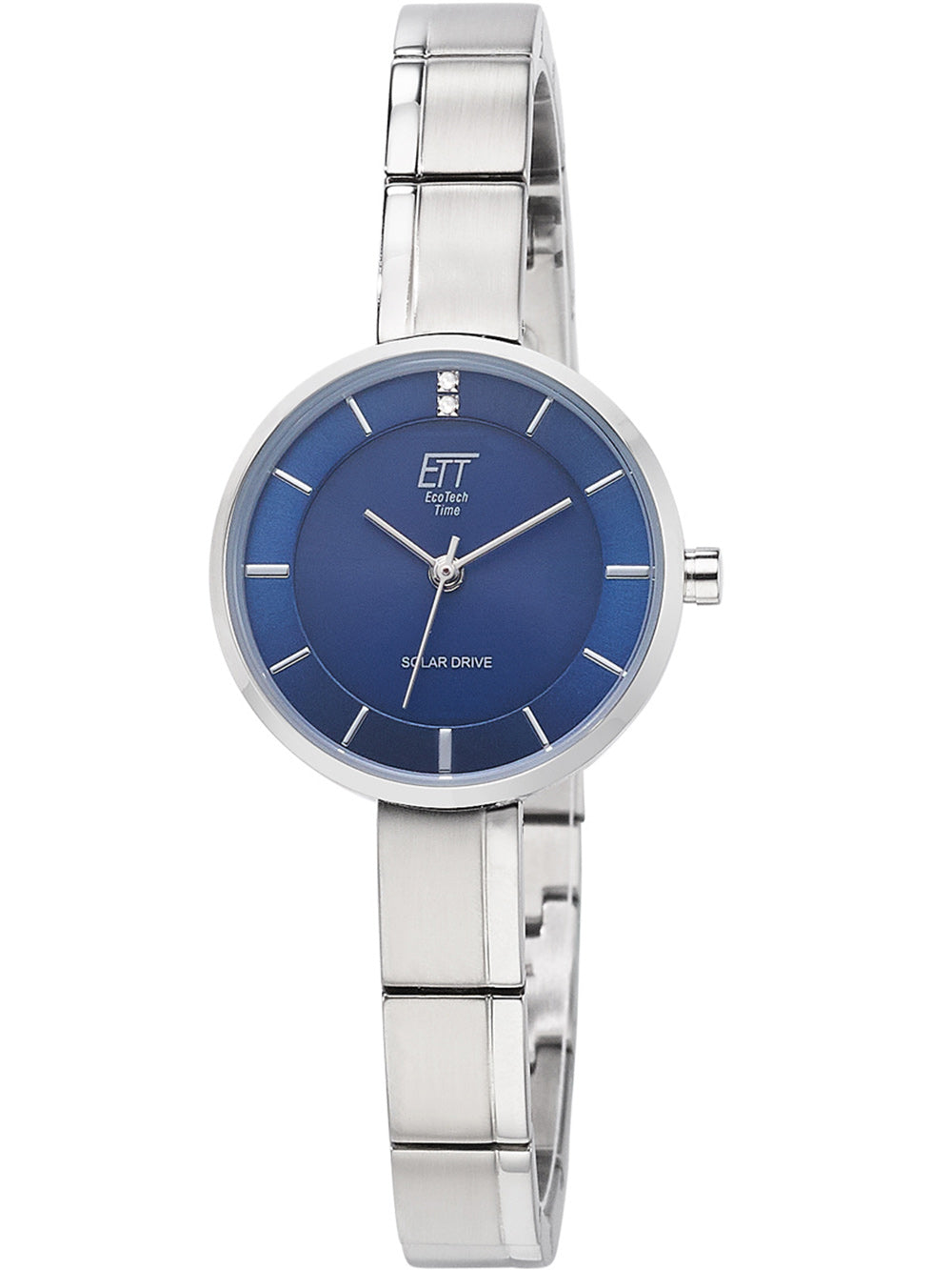 ETT ELS-12149-32M Diamond Lady Solar Drive moteriškas laikrodis 28mm 5ATM