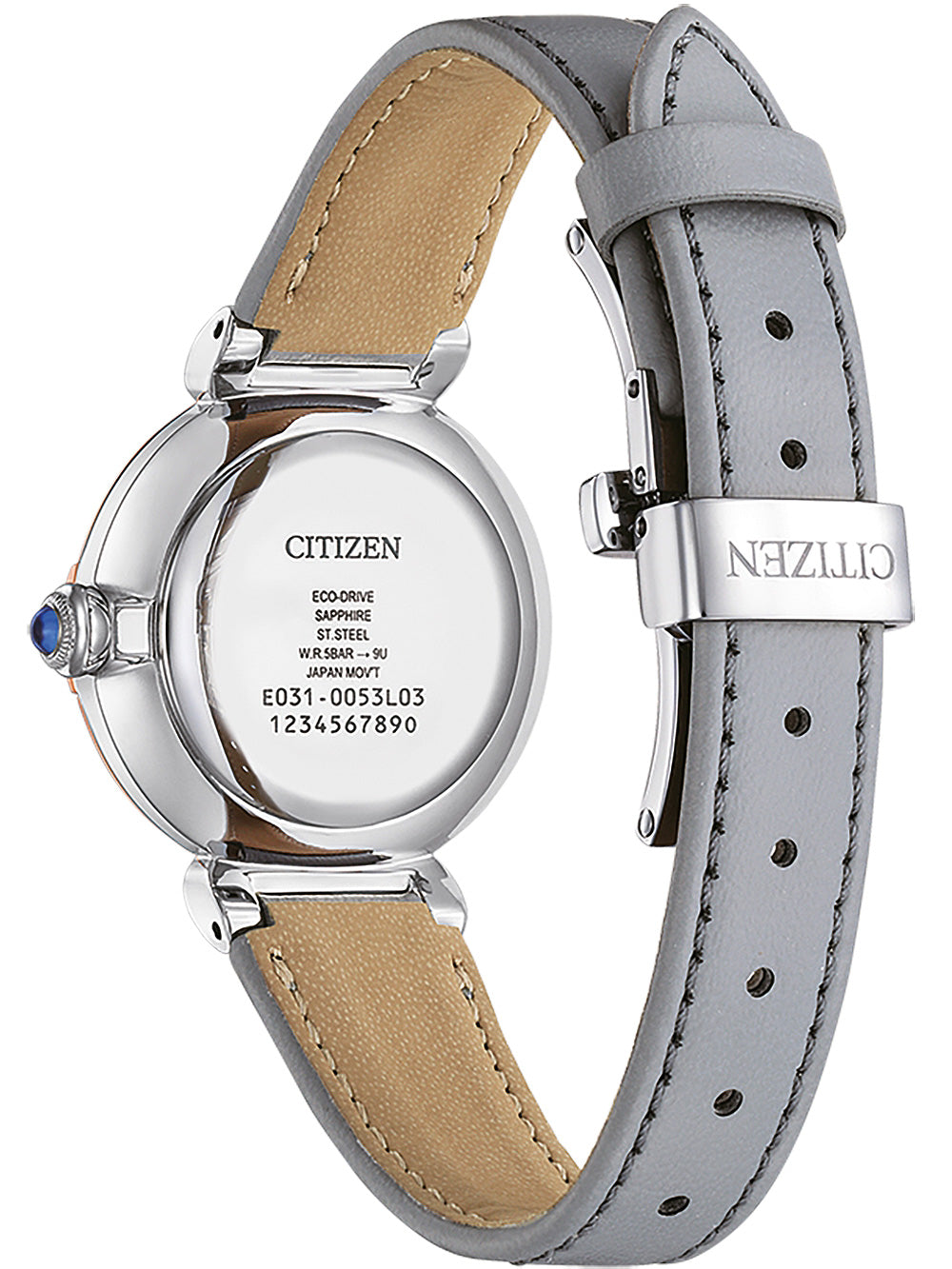 Citizen EM1074-15D Eco-Drive Elegance moteriškas laikrodis 30mm 5ATM