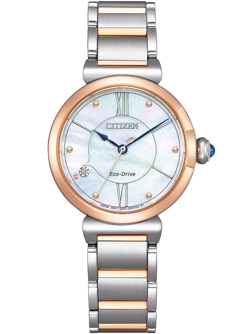 Citizen EM1074-82D Eco-Drive Elegance moteriškas laikrodis 30mm 5ATM