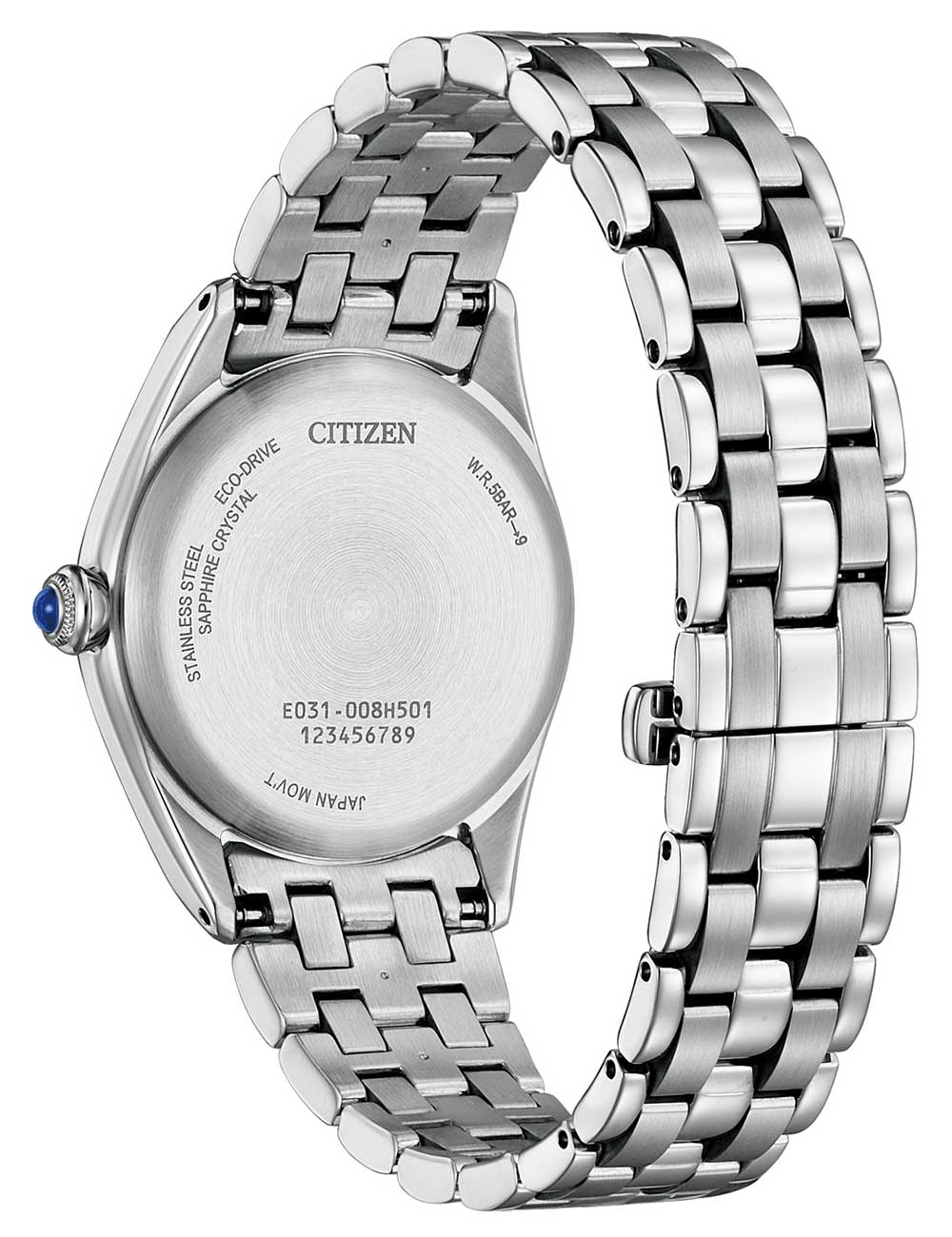 Citizen EM1140-80D moteriškas laikrodis Citizen L Eco-Drive  33,0mm 5ATM