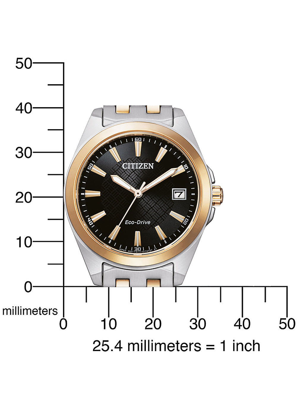 Citizen EO1213-85E Eco-Drive sport moteriškas laikrodis 36mm 10ATM