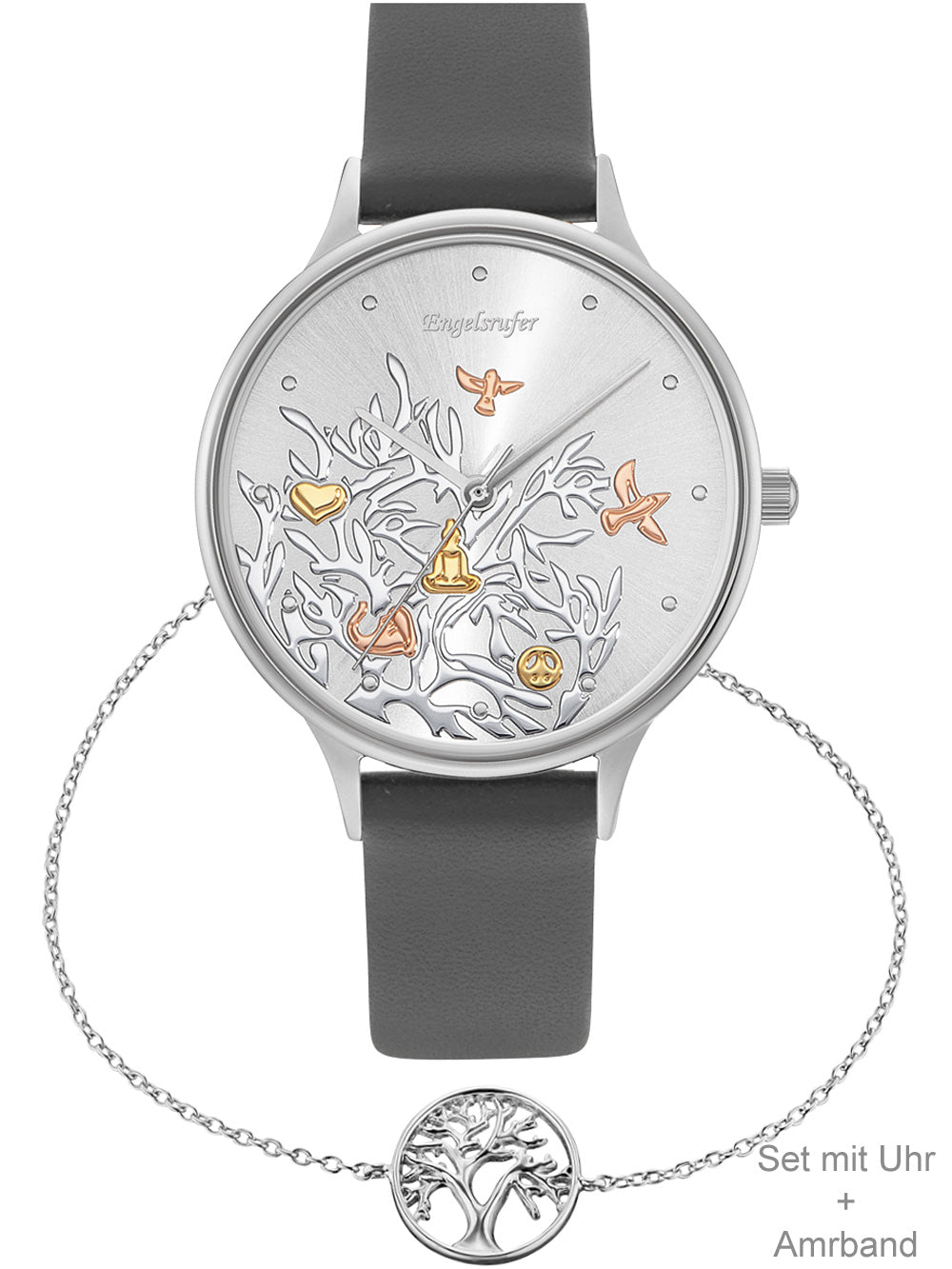 Engelsrufer ERWO-TREE-03 Tree Of Life Set moteriškas laikrodis 34mm 5ATM