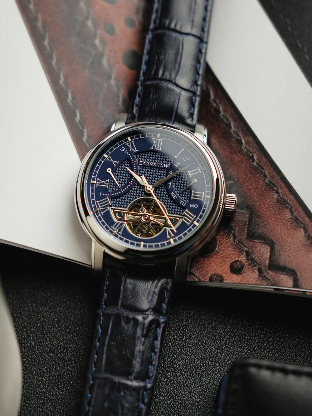 Thomas Earnshaw ES-8169-02 Longcase Double Retrograde Automatic 43mm