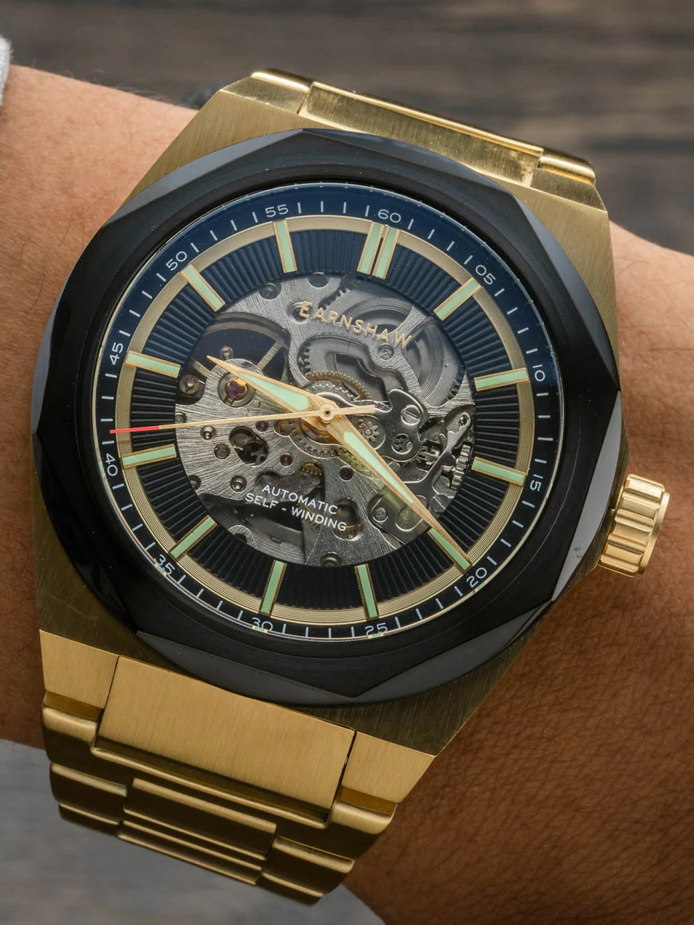 Thomas Earnshaw ES-8182-99 Clark Skeleton Automatic 44mm