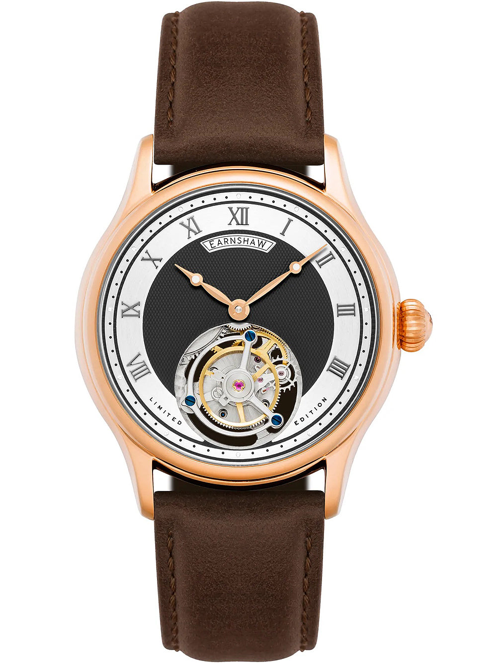 Thomas Earnshaw ES-8213-03 Palmerston Tourbillon Skeleton vyriškas laikrodis