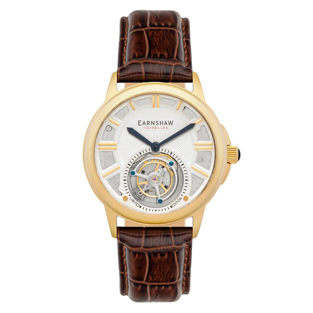 Thomas Earnshaw ES-8239-03 Disraeli Tourbillon vyriškas laikrodis 42mm 3ATM