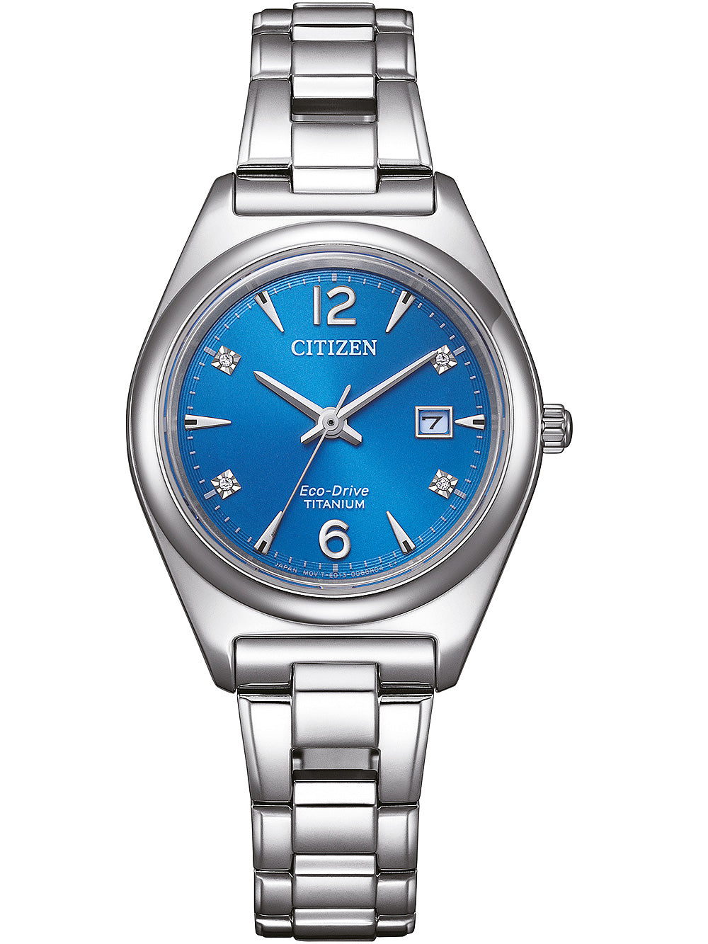 Citizen EW2601-81L Eco-Drive Titanium moteriškas laikrodis 29mm 10ATM