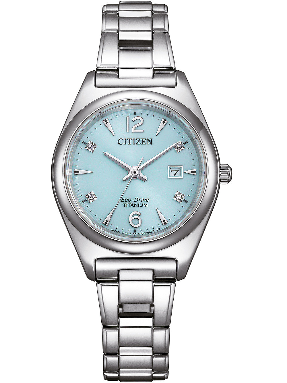 Citizen EW2601-81M Eco-Drive Titanium moteriškas laikrodis 29mm 10ATM