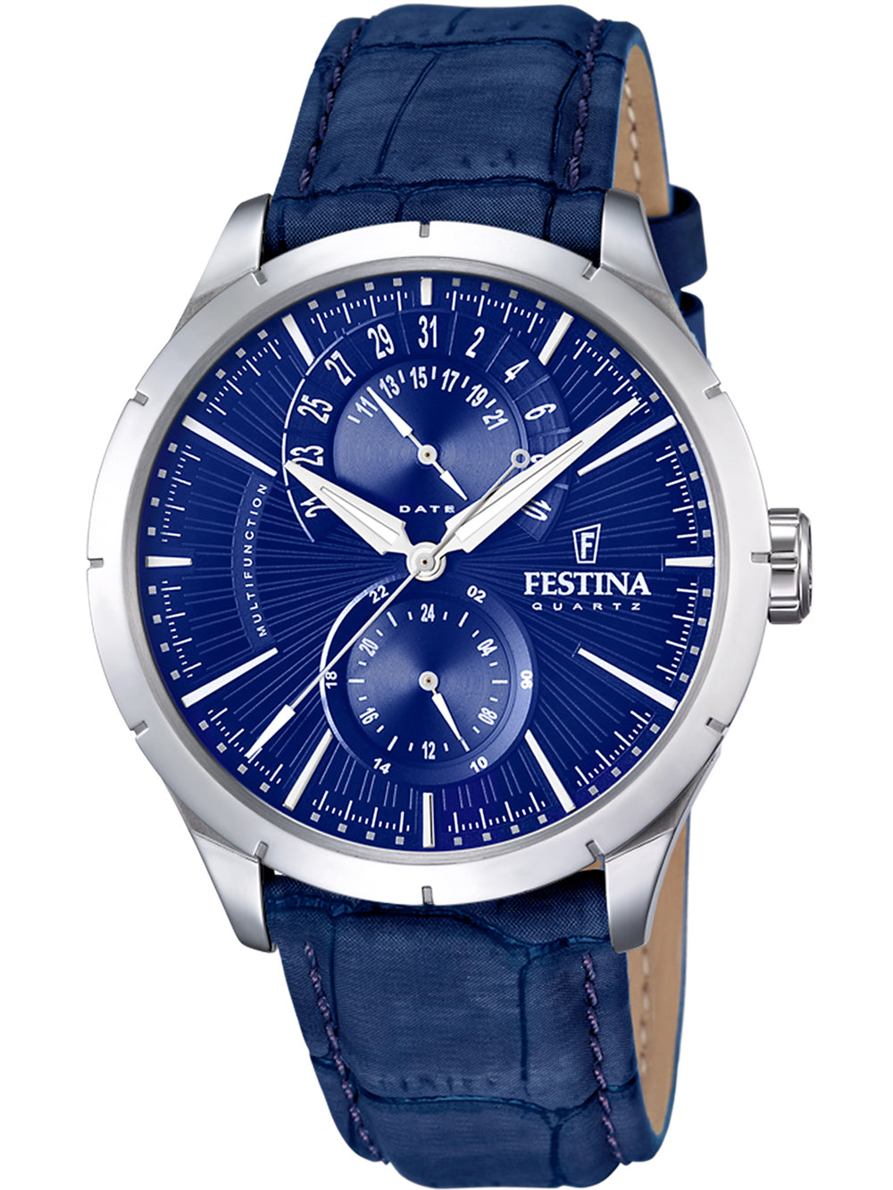 Festina F16573/7 Retro vyriškas laikrodis 45mm 5ATM