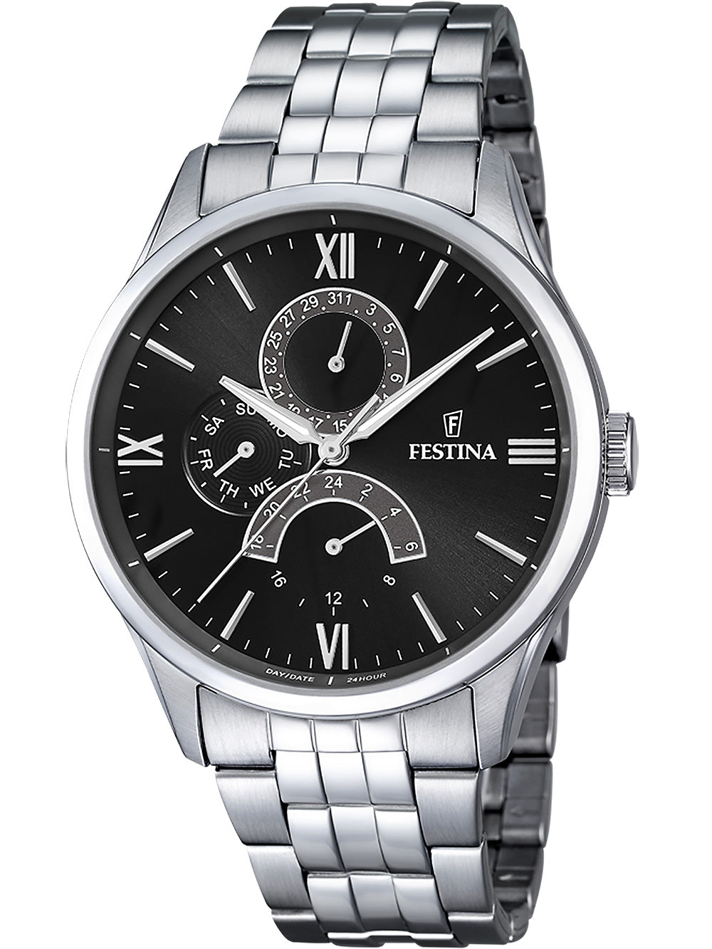 Festina F16822/4 Retro vyriškas laikrodis 43mm 5ATM