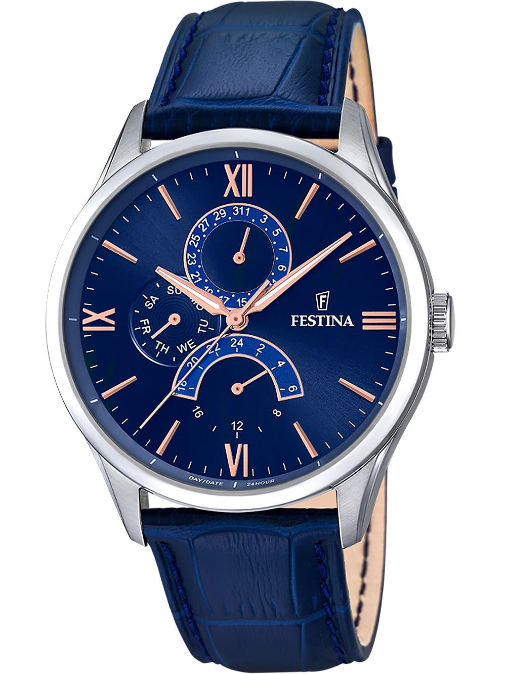 Festina F16823/3 Retro vyriškas laikrodis 43mm 5ATM