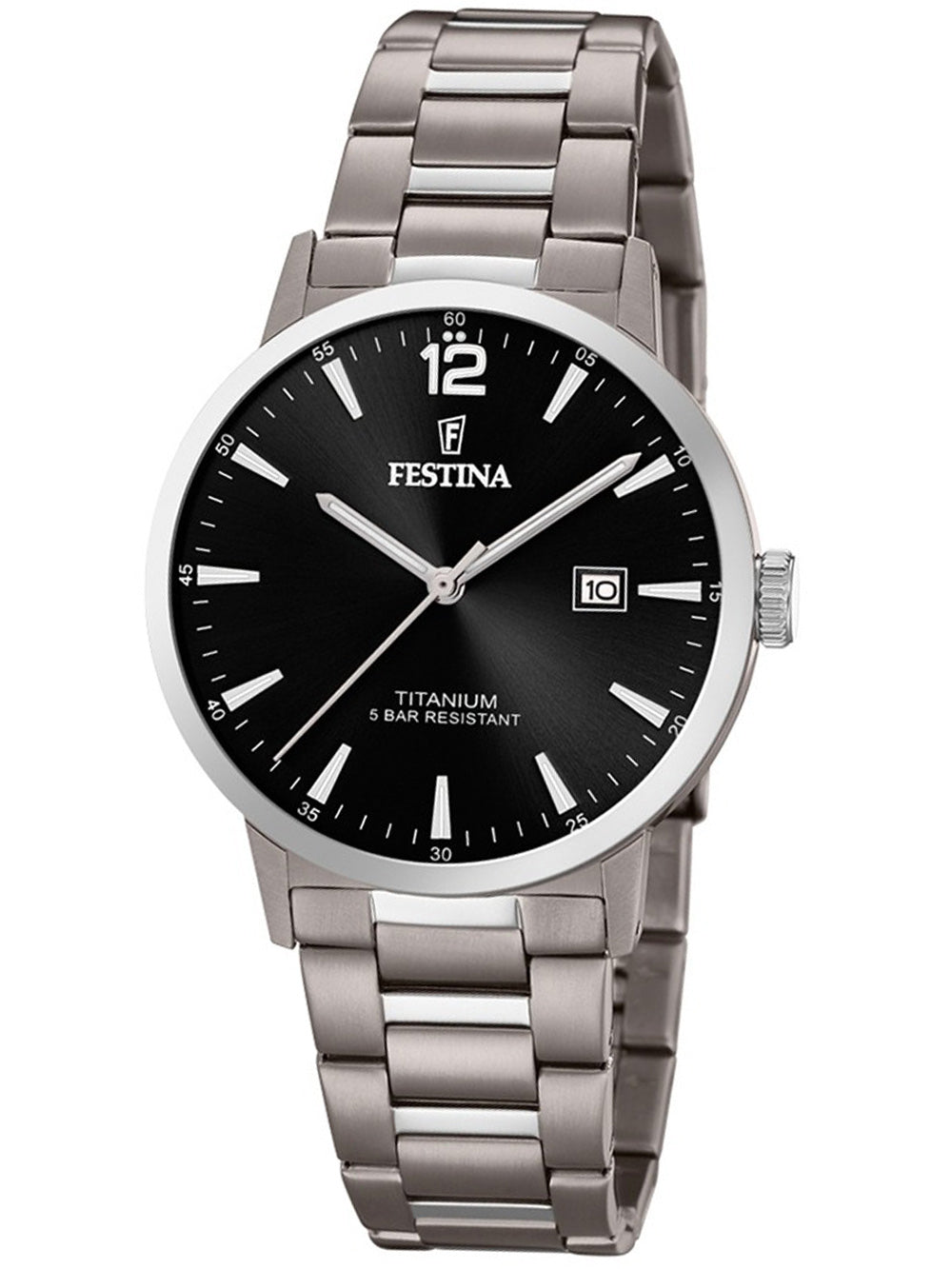 Festina F20435/3 Classic Titanium Chronograph Unisex laikrodis 40mm 10ATM