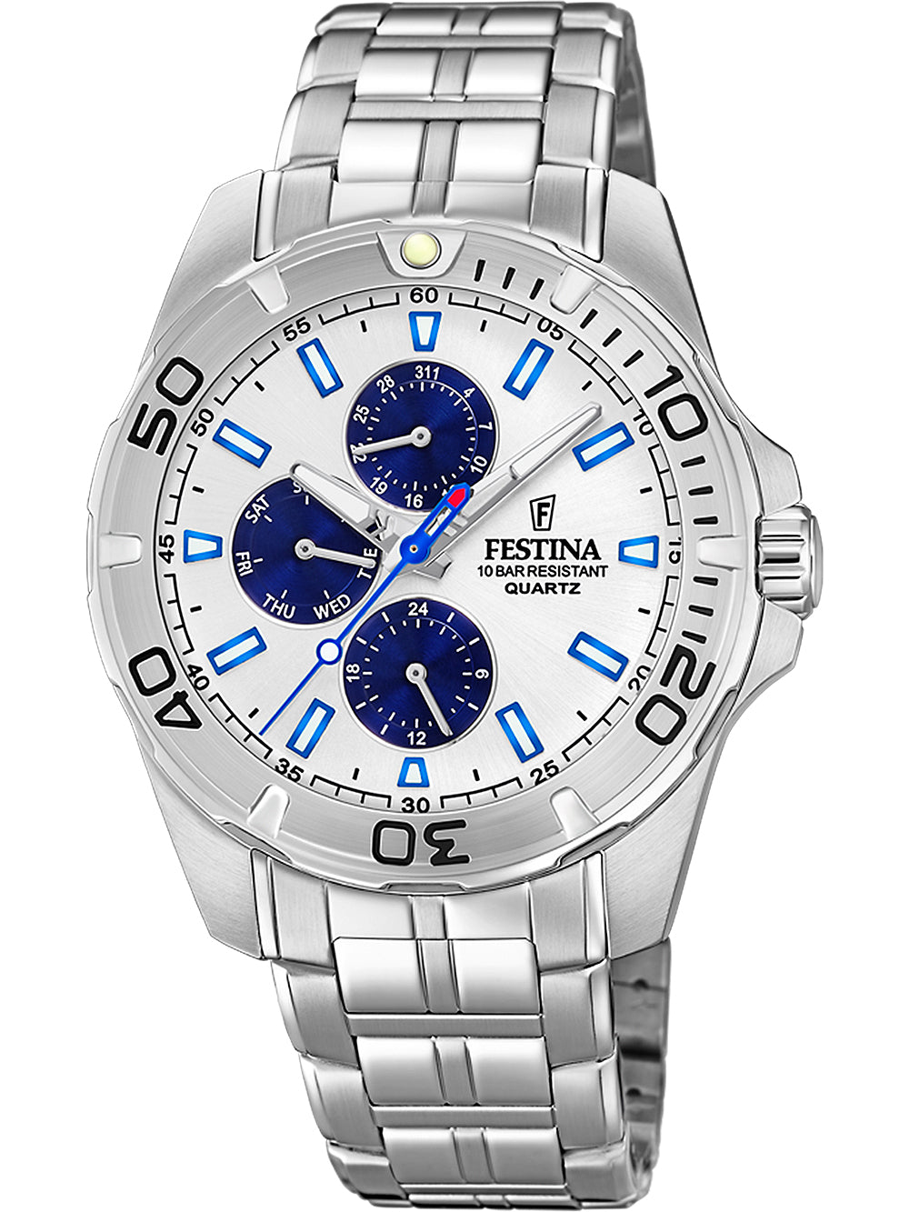 Festina F20445/1 Sport vyriškas laikrodis 43mm 10ATM