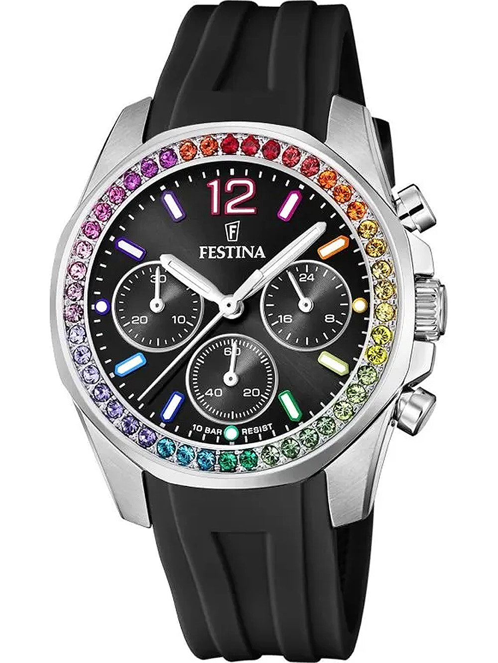 Festina F20610/3 moteriškas laikrodis Chronograph 38 mm