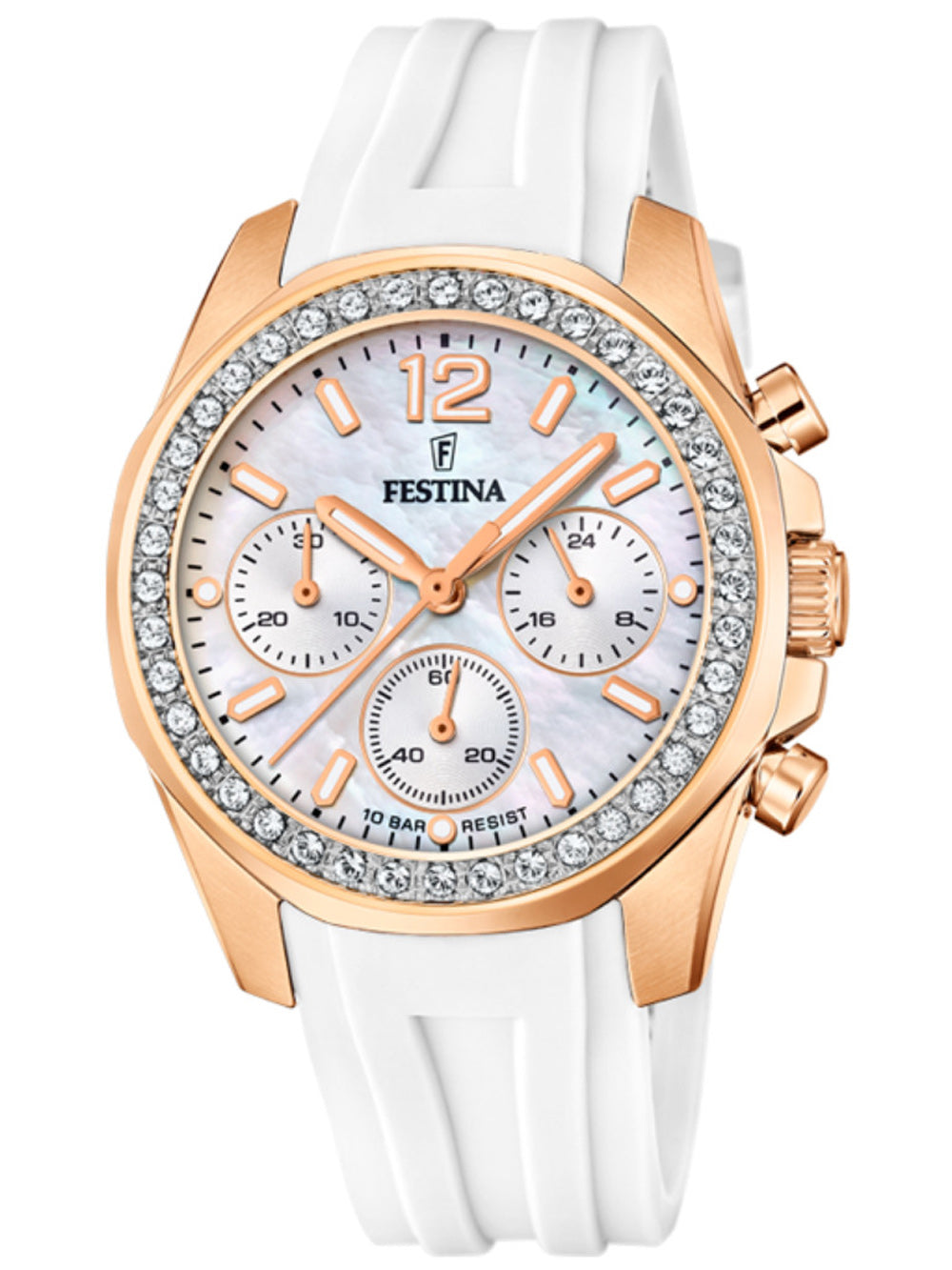 Festina F20611/1 Boyfriend Chronograph moteriškas laikrodis 38mm 10ATM