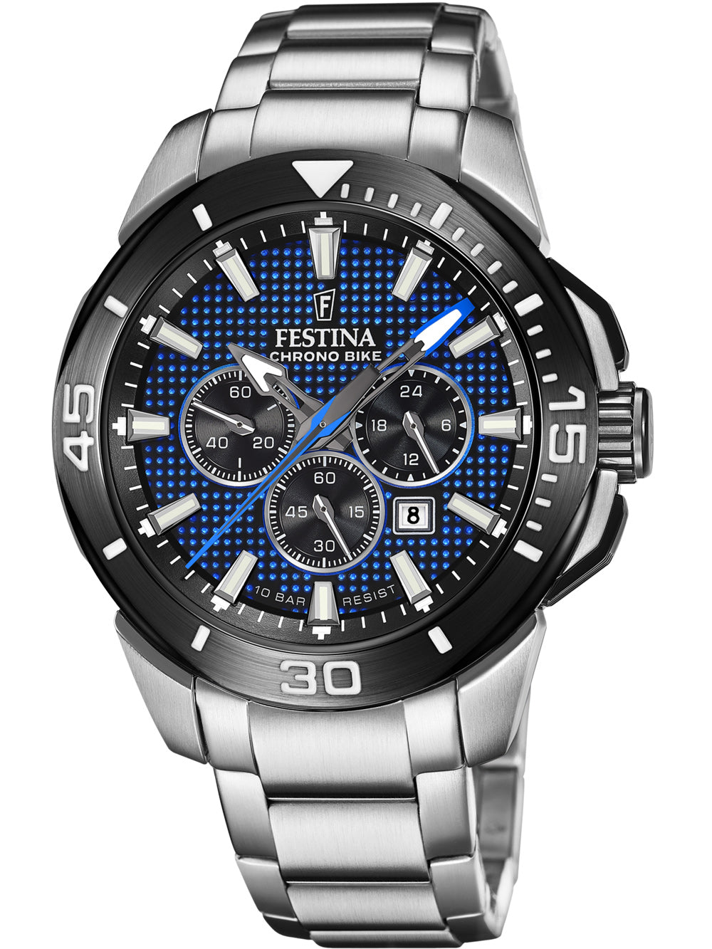 Festina F20641/2 Chrono Bike vyriškas laikrodis 47mm 10ATM