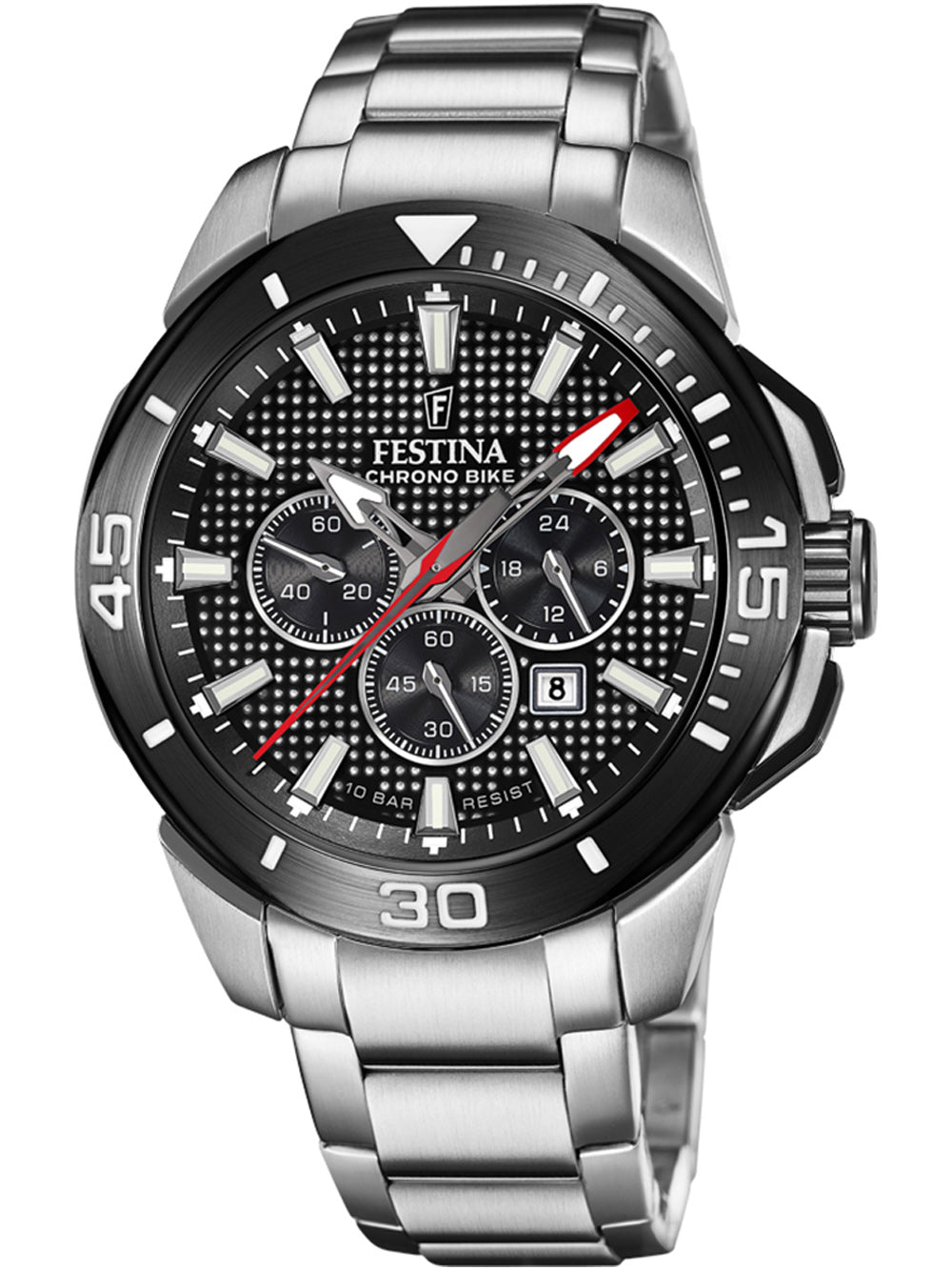 Festina F20641/4 Chrono Bike vyriškas laikrodis 47mm 10ATM