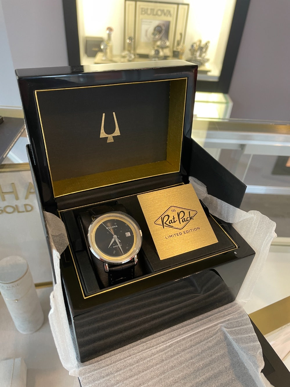 Bulova 96B406 Archive Series Rat Pack Limited Edition Automatic vyriškas laikrodis
