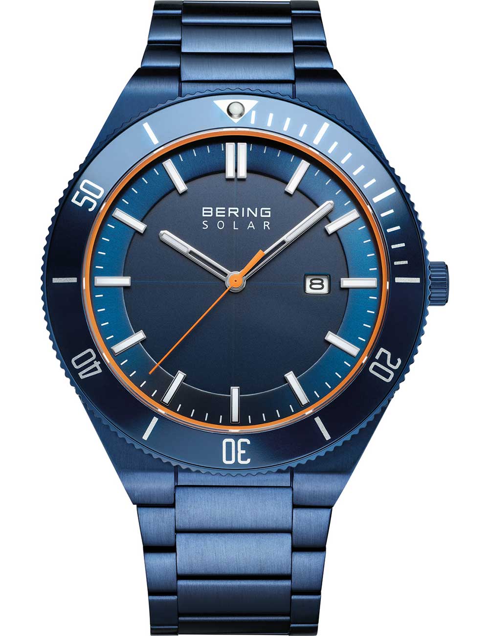 Bering 14443-797 vyriškas laikrodis Solar laikrodis 43mm 10ATM