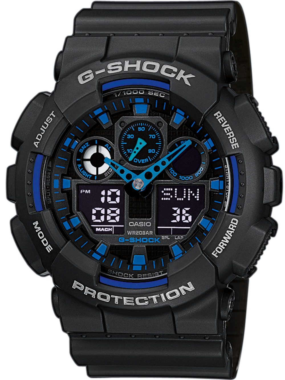 CASIO GA-100-1A2ER G-SHOCK 51mm 20 ATM