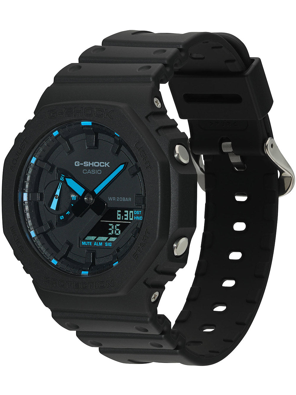 Casio GA-2100-1A2ER G-Shock vyriškas laikrodis 45mm 20ATM