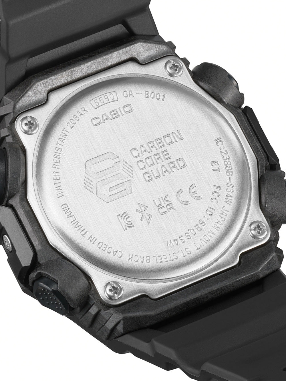 Casio GA-B001-1AER G-Shock vyriškas laikrodis 45mm 20ATM