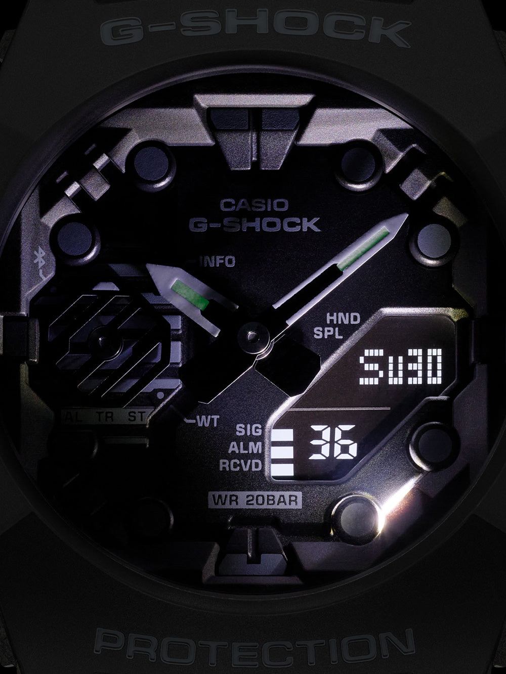 Casio GA-B001-1AER G-Shock vyriškas laikrodis 45mm 20ATM