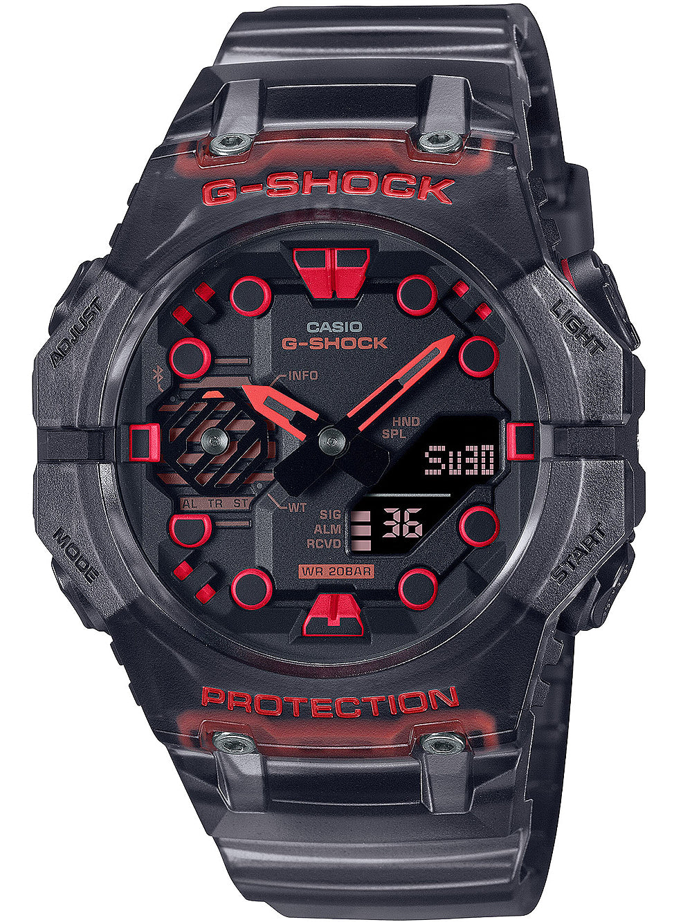 Casio GA-B001G-1AER G-Shock vyriškas laikrodis 46mm 20ATM
