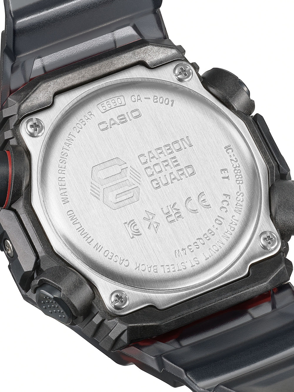 Casio GA-B001G-1AER G-Shock vyriškas laikrodis 46mm 20ATM