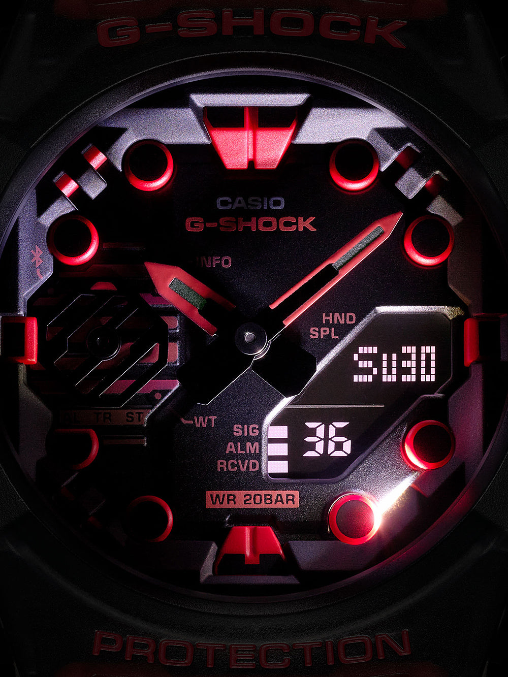Casio GA-B001G-1AER G-Shock vyriškas laikrodis 46mm 20ATM