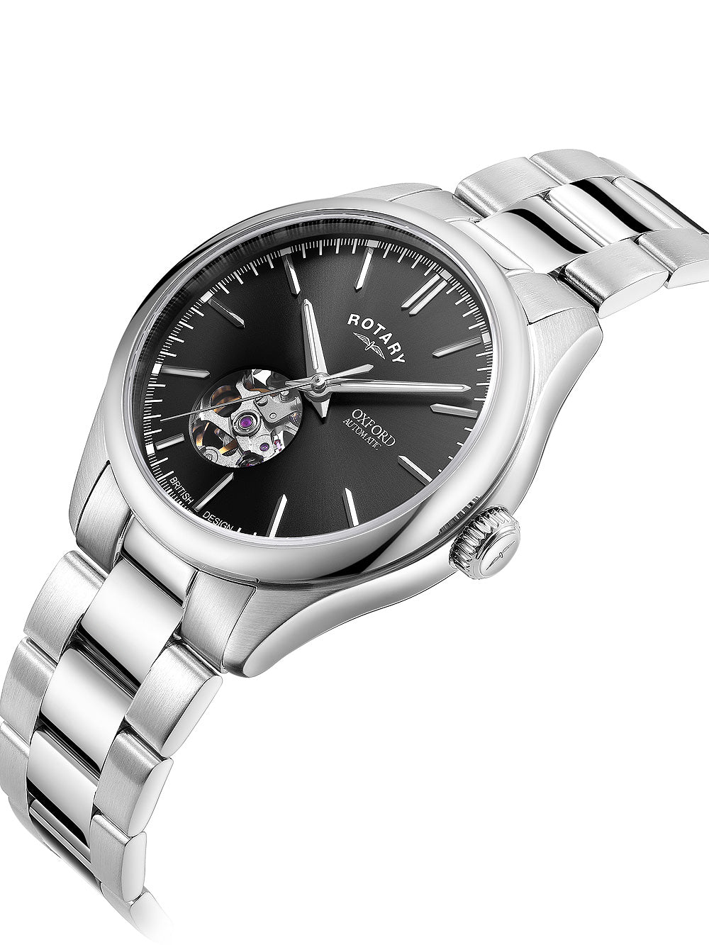 Rotary GB05095/04 Oxford Automatic vyriškas laikrodis 40mm 5ATM