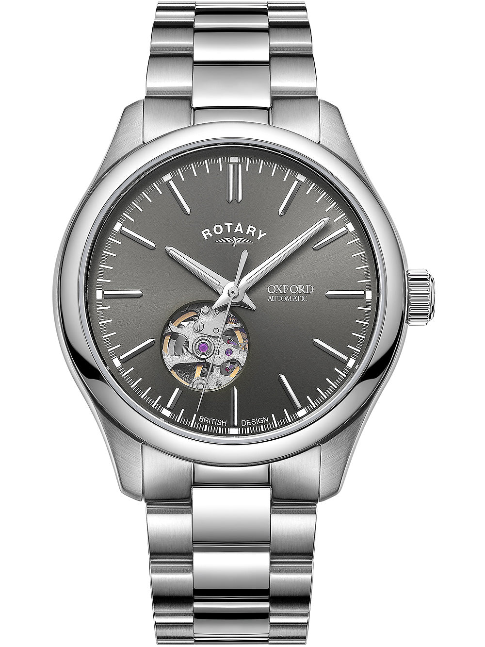Rotary GB05095/74 Oxford Automatic vyriškas laikrodis 40mm 5ATM