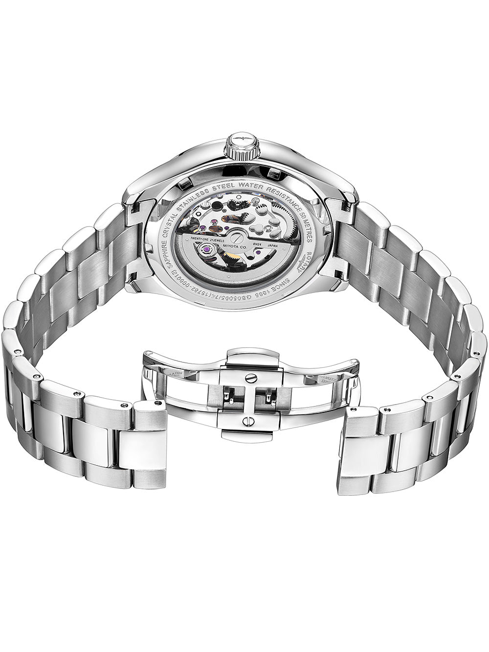 Rotary GB05095/74 Oxford Automatic vyriškas laikrodis 40mm 5ATM