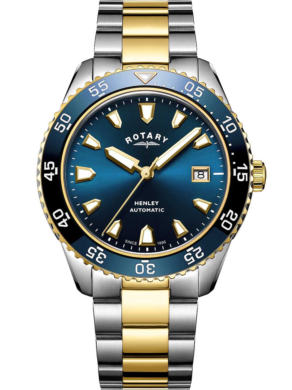 Rotary GB05131/05 Henley automatic vyriškas laikrodis 42mm 10ATM