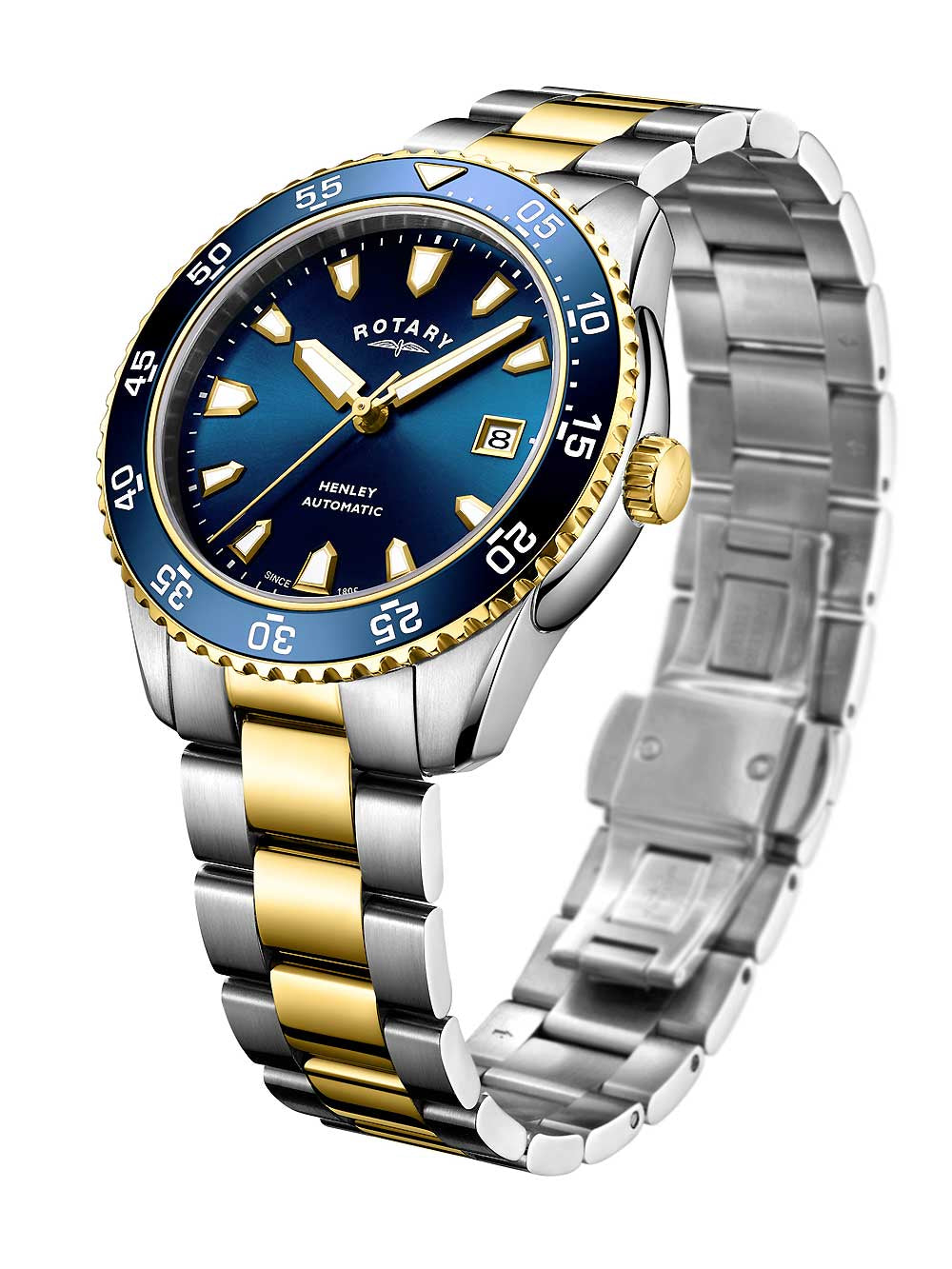 Rotary GB05131/05 Henley automatic vyriškas laikrodis 42mm 10ATM