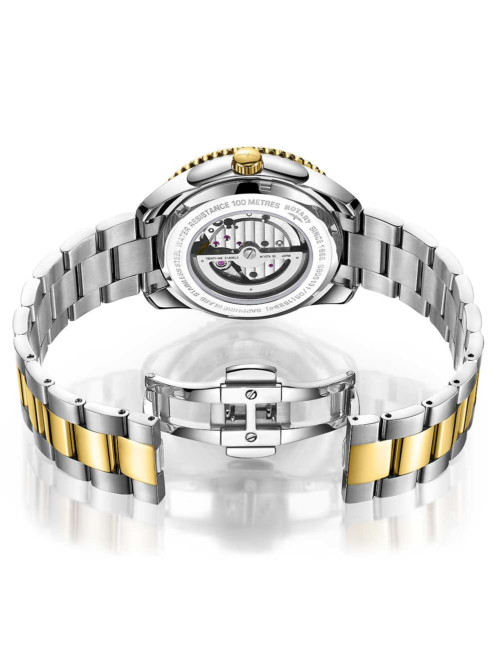 Rotary GB05131/05 Henley automatic vyriškas laikrodis 42mm 10ATM