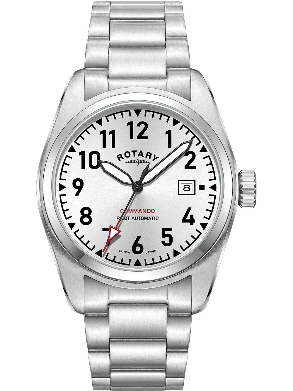 Rotary GB05470/22 Commando vyriškas laikrodis 42mm 10ATM