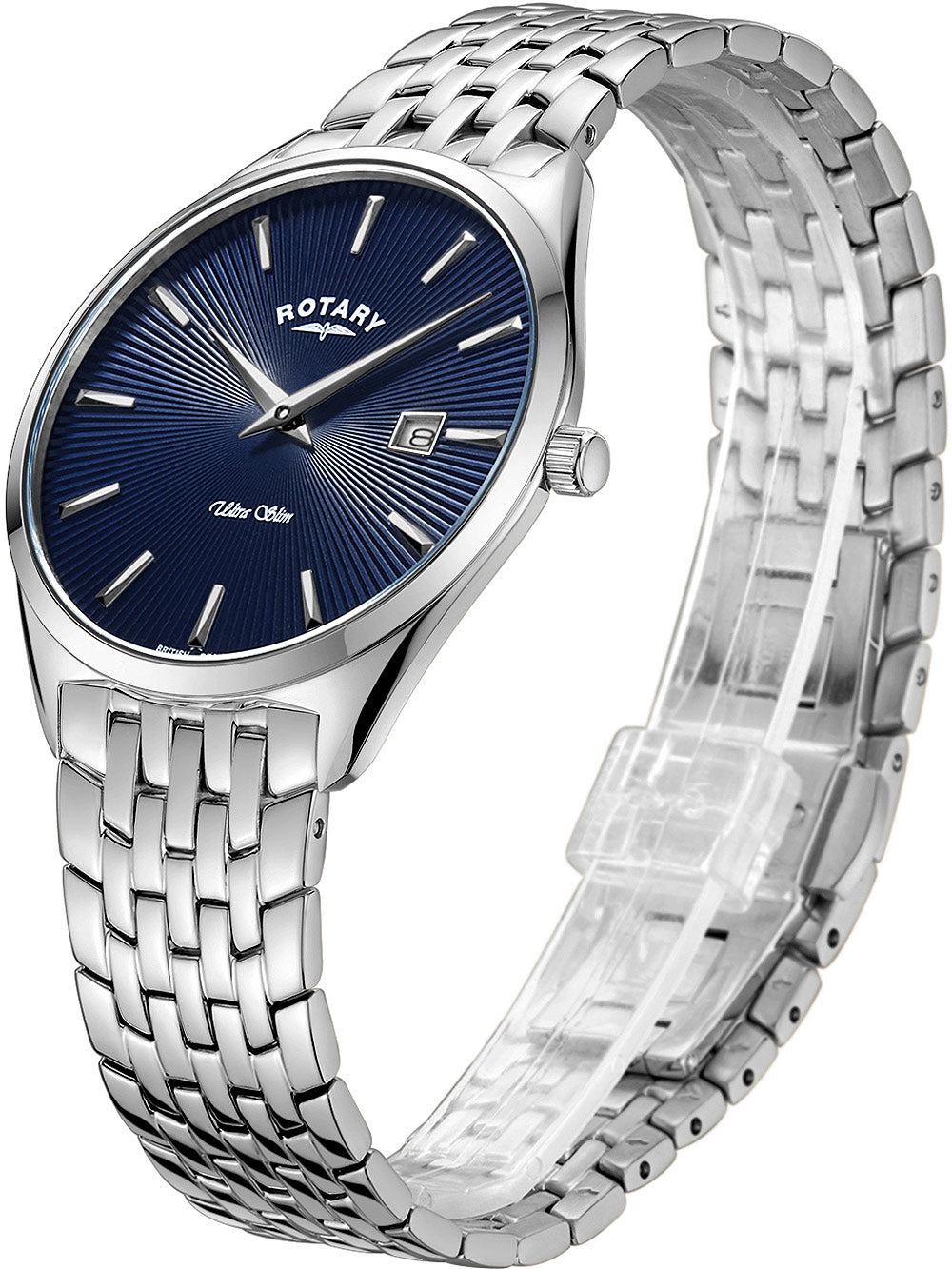 Rotary GB08010/05 Ultra Slim vyriškas laikrodis 38mm 5ATM